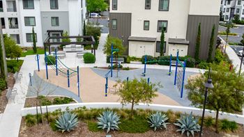 Outdoor youth fitness course